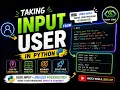 Script Sense Taking input from User in python How to Ask Users for Data