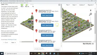New Career Project - Getting Started with the Virtual Business Personal Finance Simulation