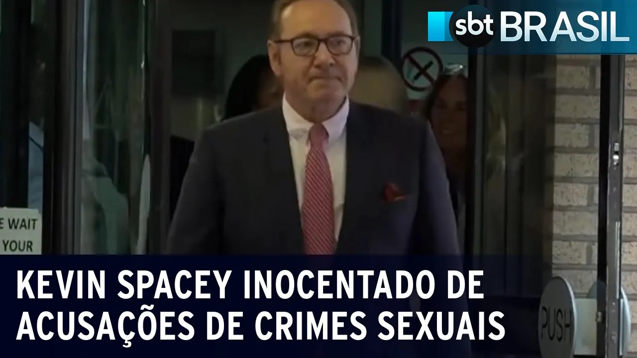 Kevin Spacey é inocentado no Reino Unido | SBT Brasil (26/07/23)