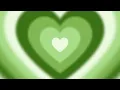 4K 1 Hour Aura Green Heart Loop Aesthetic Background Screen Screensaver Wallpaper Y2K