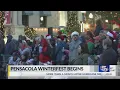 Thousands of people pack downtown Pensacola for tree lighting