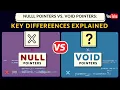 Null Pointers vs Void Pointers Key Differences Explained