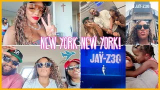 FAMILY VLOG: Trip to New York, Jay-Z concert, block party, youtube update | Ellarie