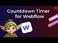How to Add a Countdown Timer to Webflow Using Elfsight Widgets for FREE