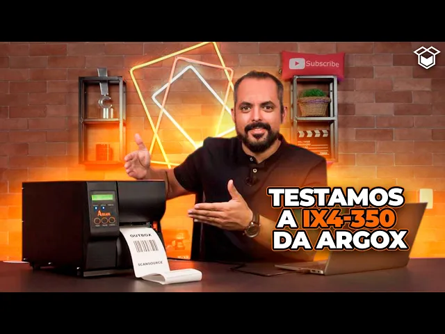 Vídeo Impressora de Etiquetas Argox IX4-350 PRO 300dpi - USB, Serial e Ethernet