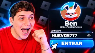 ADIVINO LA CONTRASEÑA😰 DE ADMIN STEAL AN EGG🤑🥚 Y HAGO ESTO😱🐊