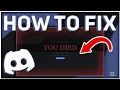 How to Fix BetterDiscord You Died Error
