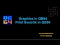 Graphics in QB64 Graphics commands used in QB64 Printing Swastik using Draw Paint command