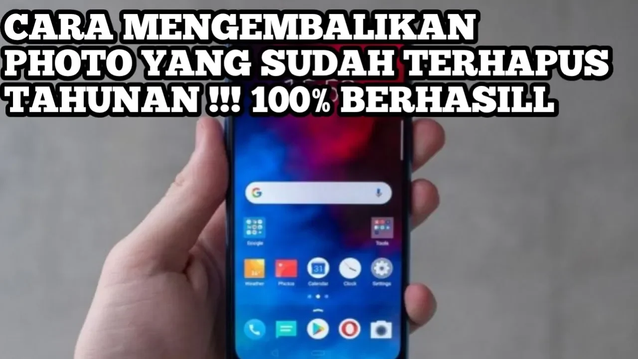 Kali ini aku akan Tutorial lagi mengenai gimana cara mengembalikan foto kita yang sudah terhapus sec. 