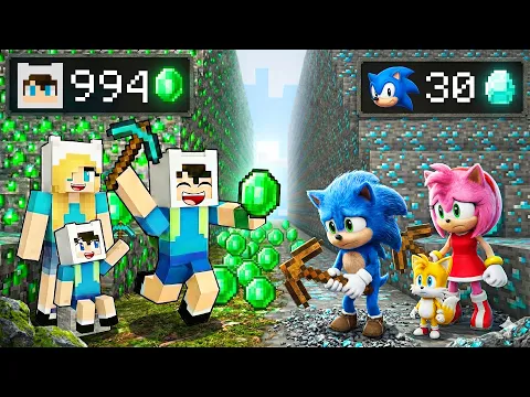 Video Thumbnail: ENES AİLE VS BEBEK SONİC AİLE MADEN KAPIŞMASI 😨 Minecraft