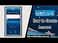 Citibank How to create account Verification Personal business account Alternative present