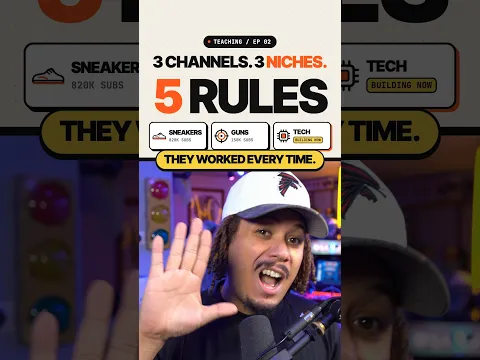 I've Built 3 Channels in 3 Niches. These 5 Rules Worked Every Time