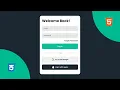 Login Form using HTML and CSS