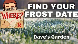 How to find my frost date using Dave s Garden