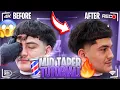 Step By Step Mid Taper Tutorial W Line Up Haircut Tutorial