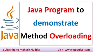 Method Overloading in Java Find the sum of two three Integers and two doubles by Mahesh Huddar
