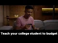 How to teach your college student how to budget