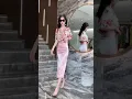Download Lagu Tight fitted pink satin skirt