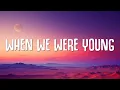 Download Lagu David Guetta, Kim Petras - When We Were Young (Lyrics)