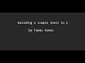 How to Code Your Own Shell in C Simple Shell Project