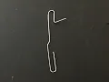 Turn large paper clips into a Christmas light hangers for your soffit