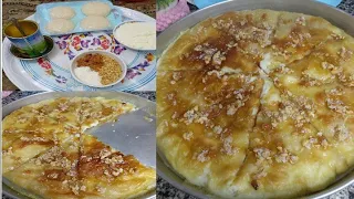 الفطير المشلتت المحشي مهلبيه 