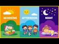 Download Lagu Parts of the Day Song for Kids | Morning, Afternoon, and Night! 🌞🌙 | Little Lyric