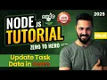 Node JS Project in Hindi Update Data in MongoDB To Do App Tutorial