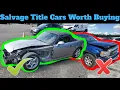 Salvage Title Cars Worth Buying