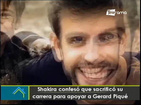Shakira confesó que sacrificó su carrera para apoyar a Gerard Piqué