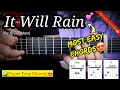 It Will Rain - Bruno Mars EASY CHORDS Guitar Tutorial