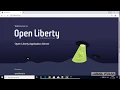 Open Liberty 18 Application Server installation on Windows 10