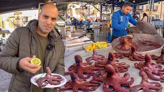 Download EXTREME Street food in Sicily, Italy - PALERMO FOOD HEAVEN - Street food market in Sicily, Italy MP3