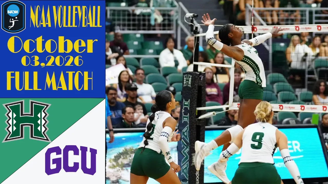 Hawai'i vs. Grand Canyon | FULL MATCH | Women's NCAA Volleyball 2026