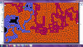 Maze Generator with auto solving Recursive Backtracker