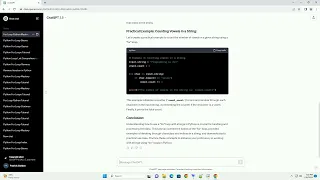 for loop python string