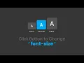 Click Button to Change Font-size using Javascript Increase Decrease Font Size on Website