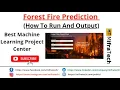 Forest Fire Prediction How To Run And Output - Mifratech