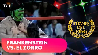 El público se subió al ring para pararlo: La pelea de Frankenstein y El Zorro | Titanes del Ring