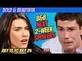 Bold Beautiful 2-Week Spoilers July 13-24 Baby Dreams Derailed Broken Hearts Marriage Trouble