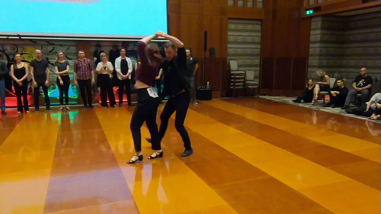Lucio Ughi & Jennifer Ritzen - 2nd place Advanced Jack&Jill - Warsaw Halloween Swing 2019