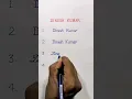 Download Lagu Dinesh Kumar in 4 different fonts ❤️🙏 #handwriting #ytshorts #viral #trending