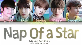Download TXT (투모로우바이투게더) - Nap of a Star(별의 낮잠) (Color Coded Lyrics Eng/Rom/Han/가사) MP3