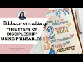 How I use printables in my journaling bible Creative Retreat Kits Interneaved Bible