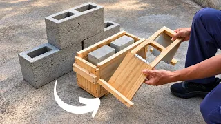 Como Fazer uma FORMA Diferente Para Bloco Estrutural | Módulo Removível