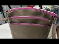 Aurora Triple Zip Crossbody by A Quaint Stitch