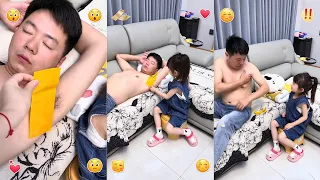 When Dad Tests the Kids: Brother & Sister Reactions 😂