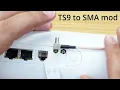 How to modify the TS9 external antenna sockets on a ZTE MC801A 5G router so they don t snap off