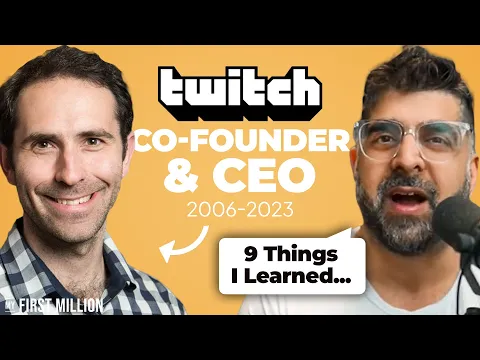 Twitch CEO Resigns After 16 Years | 9 Things I Learned From Him (#432) thumbnail