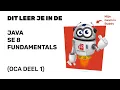 Dit leer je in de Java SE 8 Fundamentals training